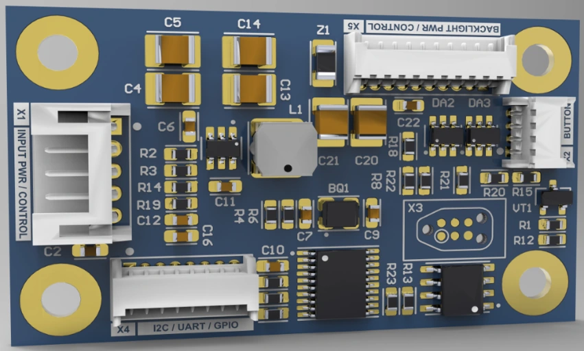 Backlight brightness control board 431164.017-01