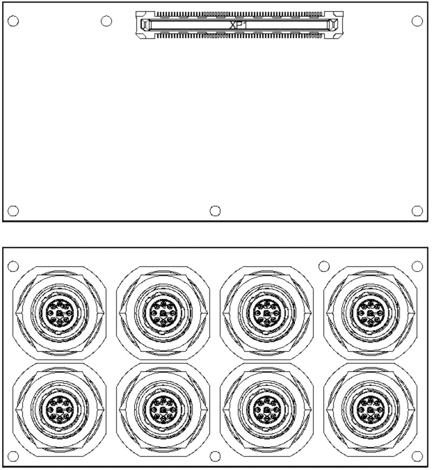 I/O board PCIe_to_8xETH_СНЦ144 434451.013