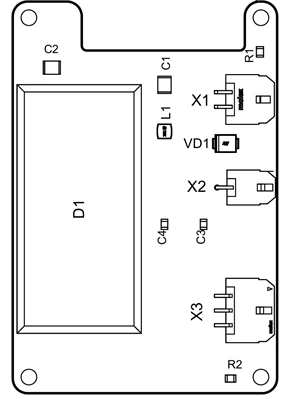 27/12V power converter with filter and additional 27V output from input 436634.011