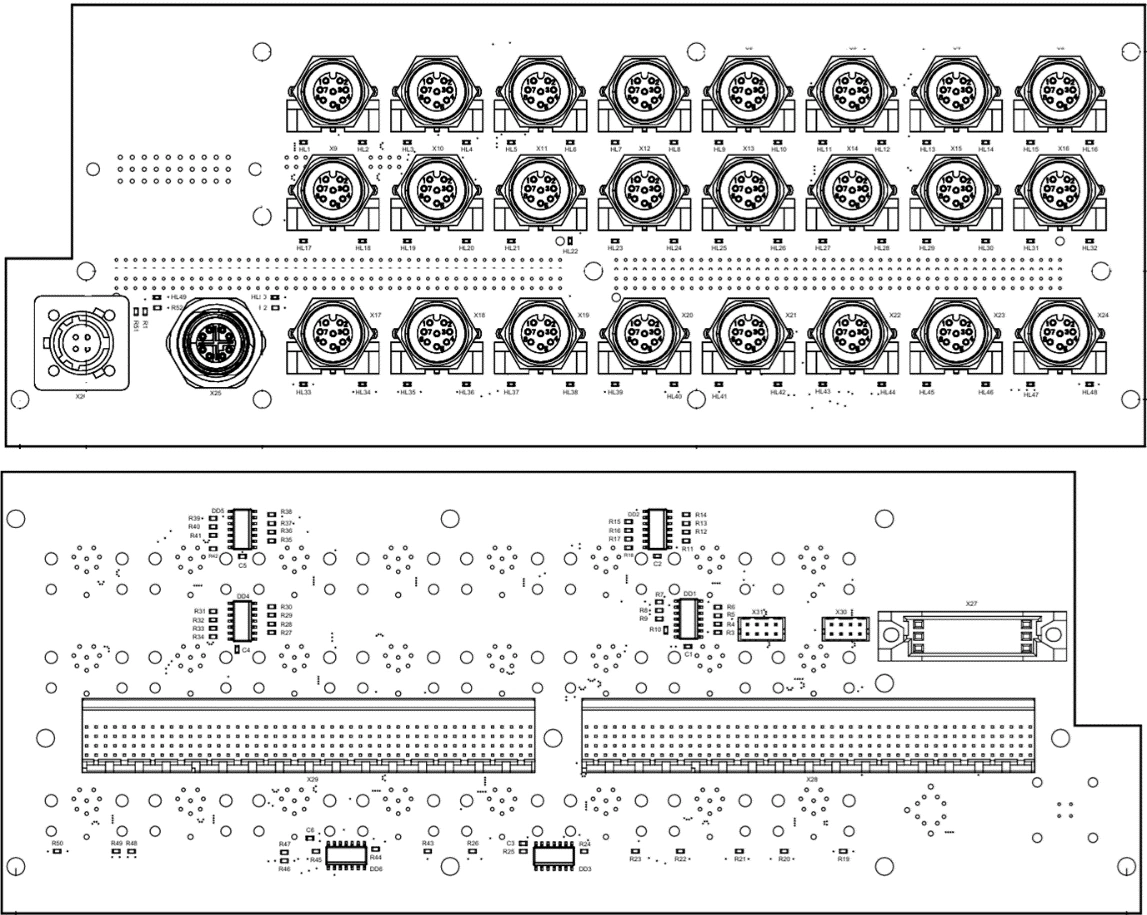 Switch input/output board 469515.004